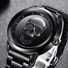 LIGE Skull Horloge
