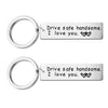 Schlüsselanhänger „Drive save Handsome“