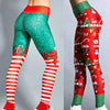 Weihnachten Leggings Frauen Sexy Hohe Taille Dünne Leggins Fitness Legging Damen Gedruckt Workout Leggings Stretch Hosen Hosen