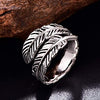 Indian Feather Verstelbare Ring